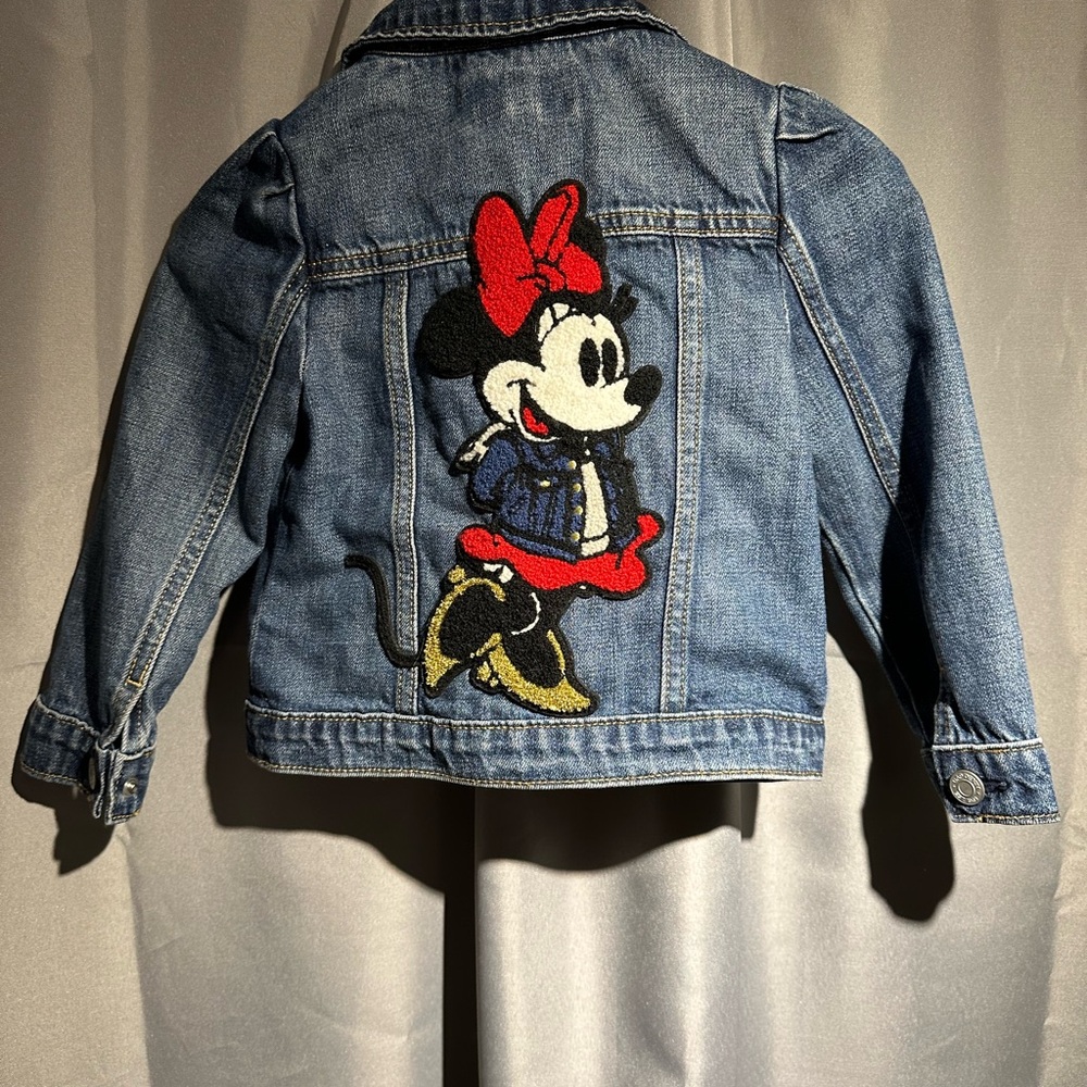GAP Kids Denim Jacket with Minnie Design